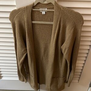 JCREW extra soft tan sweater size S